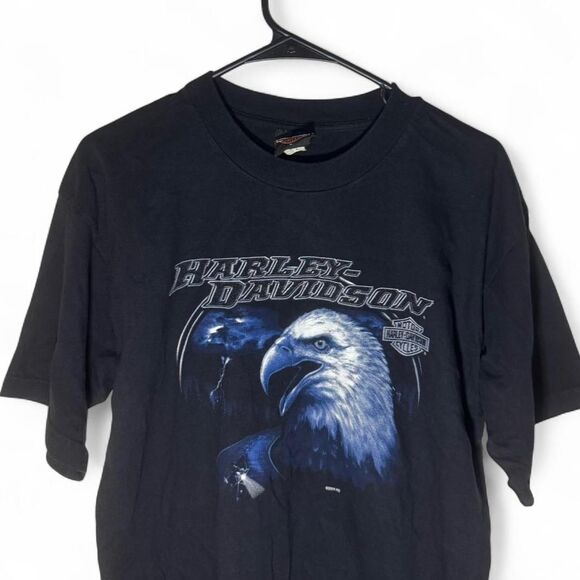 VTG Harley Davidson 2004 Large Eagle Short Sleeve T-Shirt WV - Picture 2 of 8